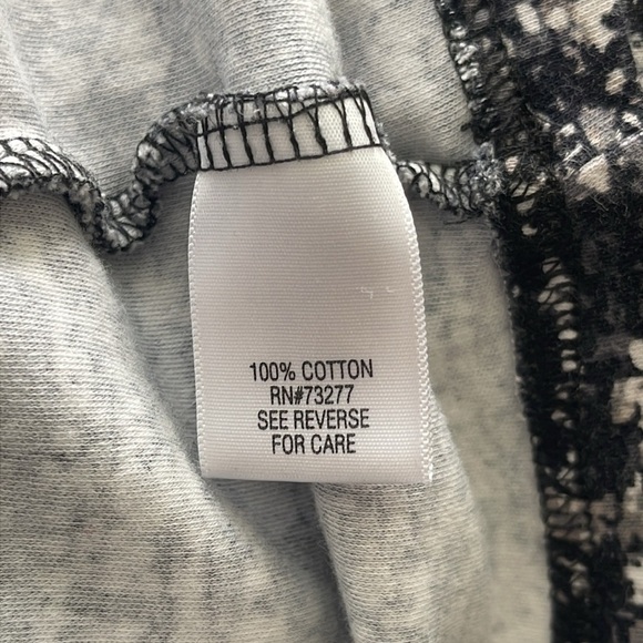 CROFT & BARROW Black and White Classic Tee Casual Shirt Size 2X - Picture 4 of 5